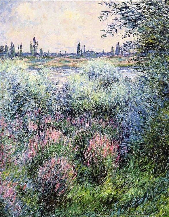 Claude Monet A Spot On The Banks Of The Seine